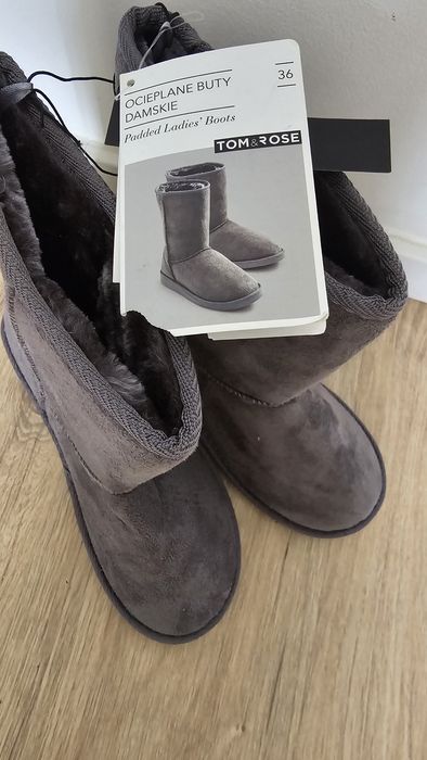 Śniegowce damskie szare 36 nowe