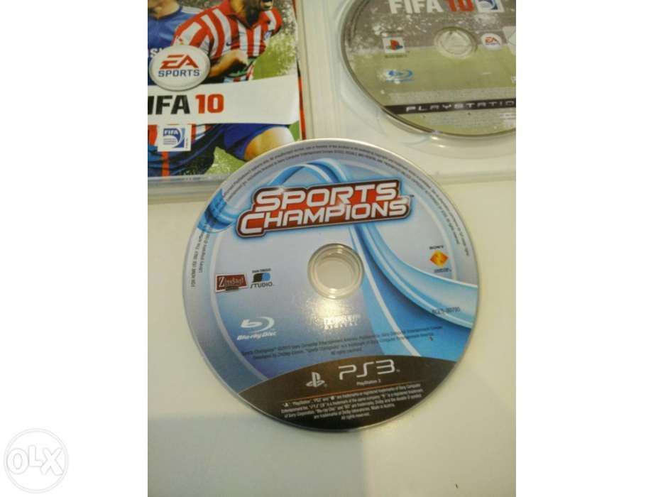 Jogos PS3 - Fifa10 + Sports Champions