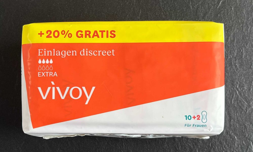 Vivoy Discreet Extra wkładki higieniczne dla kobiet 72 sztuki