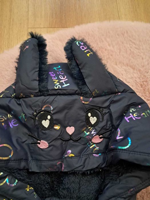 Kurtka zimowa dla dziewczynki rozmiar 104/110