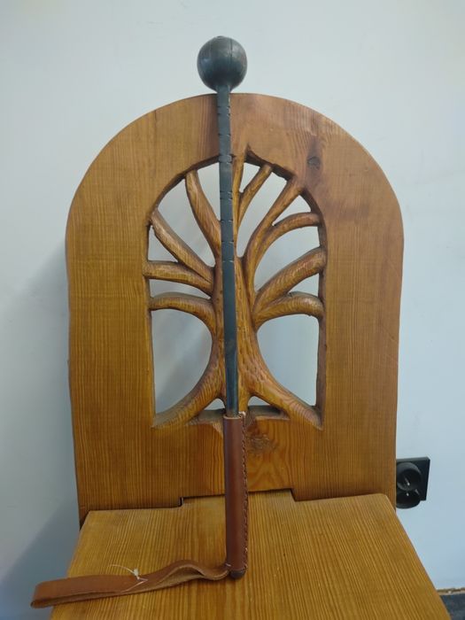 Piernacz buzdygan buława kuta stalowa nowa reko larp rycerz prezent