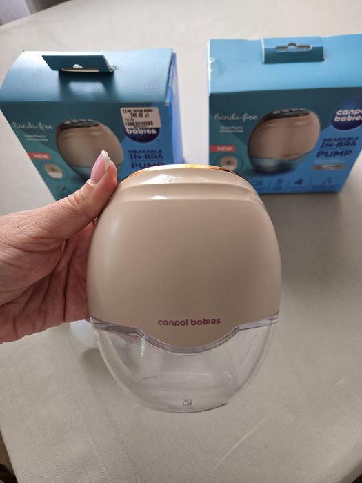 Canpol babies Bezprzewodowy laktator muszlowy Hands-Free na dwie piers