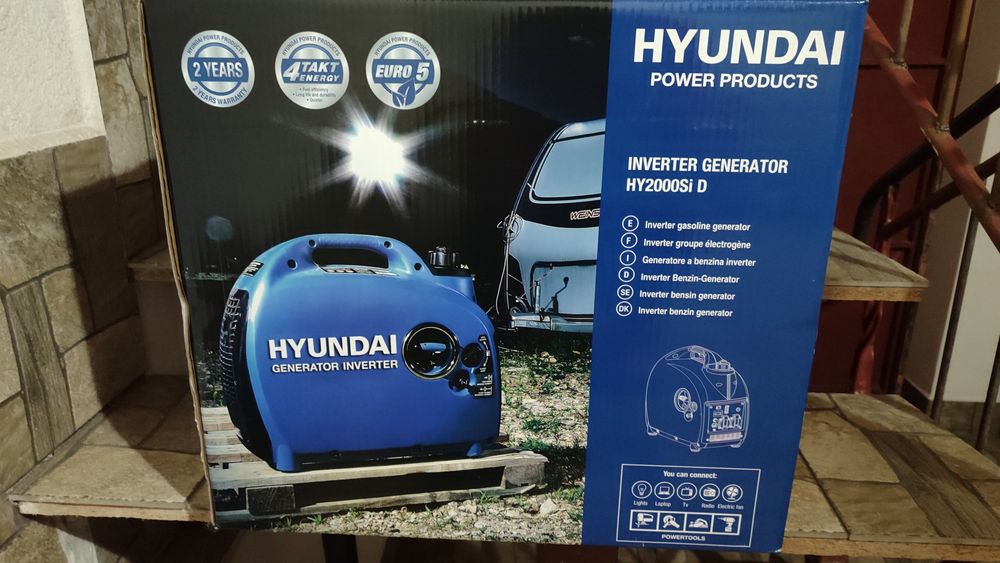 Генератор інверторний Hyundai HY2000Si D Корея 1.8-2кВт