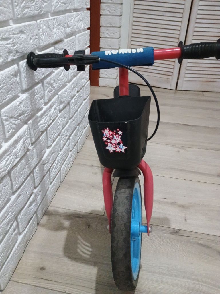 Rowerek biegowy z hamulcem