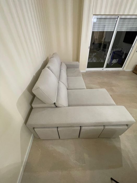 Sofa Chaise Longue - Bege