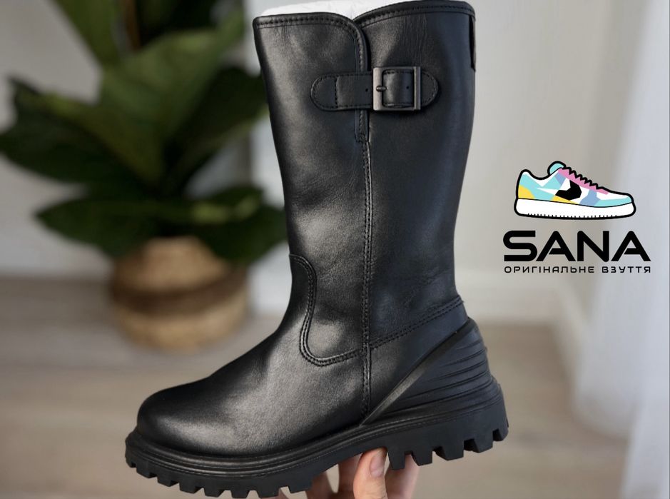 Красивые высокие сапожки на девочку Ecco. Оригинал! 27-34 размер