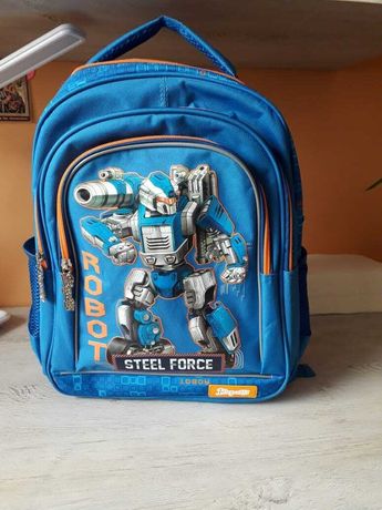 Практичный рюкзак школьный 1 сентября S-22 Steel Force