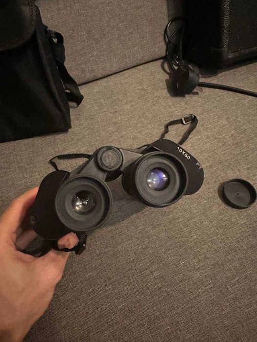 Бинокль 10x50 с регулируемым фокусом (большой в чехле)