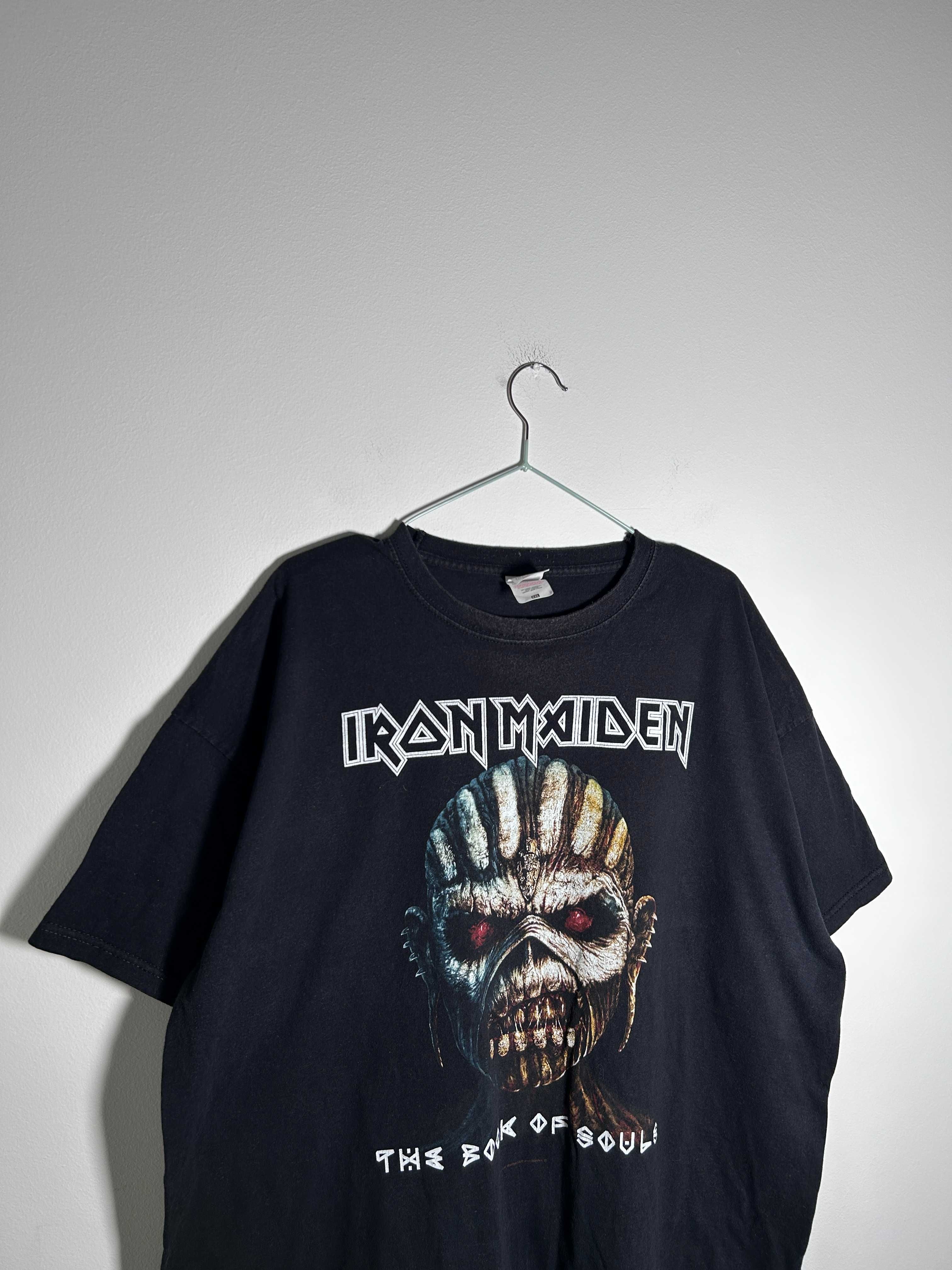 Vintage Iron Maiden The Book of Souls Tour T-Shirt Deadstock