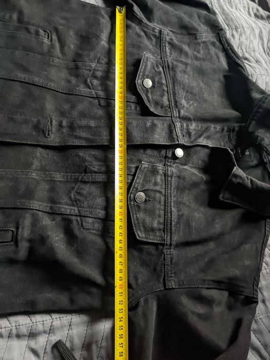 Sinsay czarna katana kurtka jeansowa 38 oversize