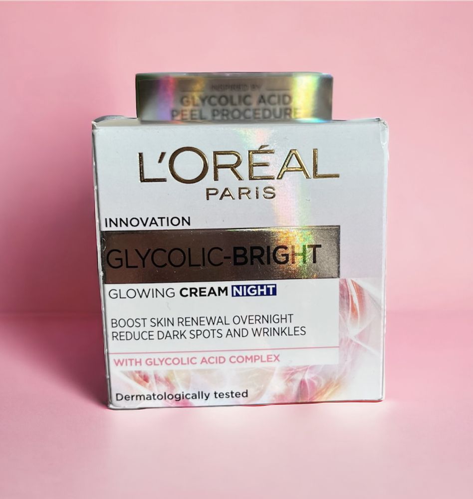 L’Oréal Paris Glycolic-Bright glowing cream night