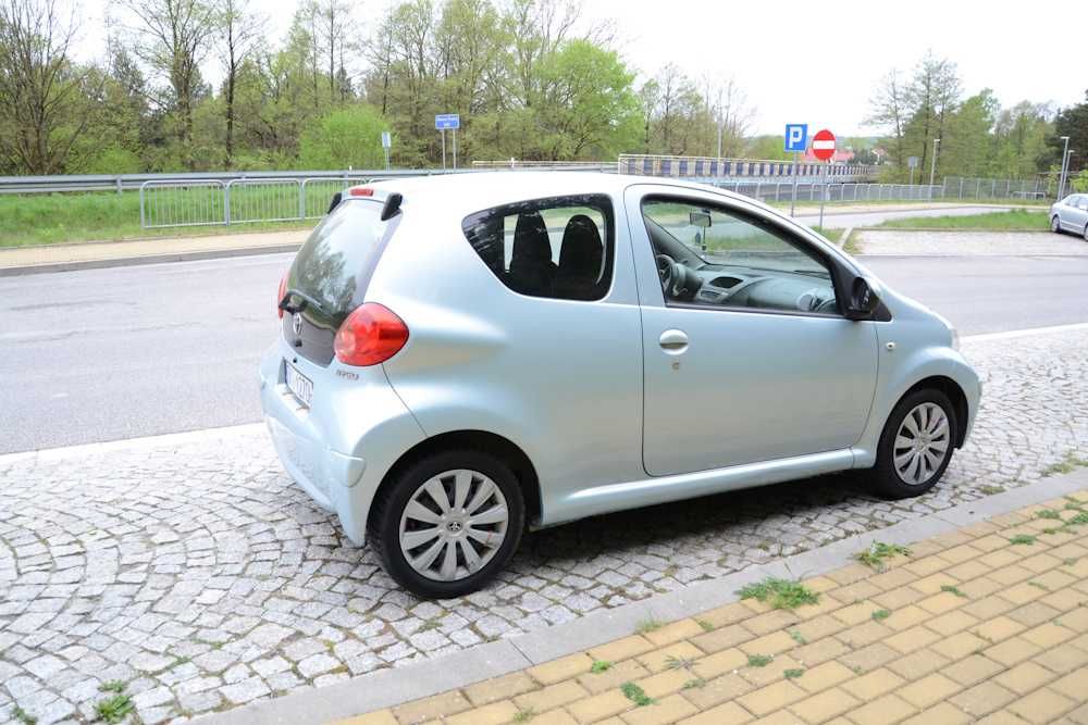 TOYOTA AYGO 6x Airbag KLIMA. ABS 1.0 I 180 tys I 1 właściciel 4xZIMOWE