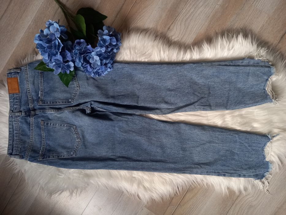 Spodnie jeans Bereshka Vintage Collection roz 36 S dziury przetarcia