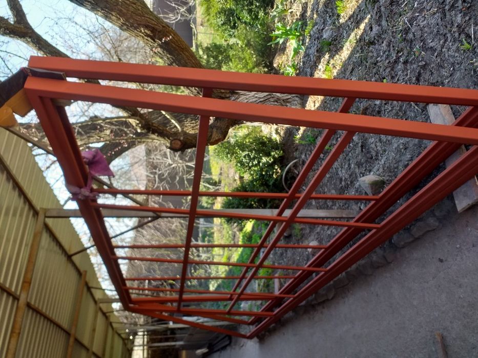 Готовий каркас для відкатних воріт з фурнітурою "Prosto Vorota"