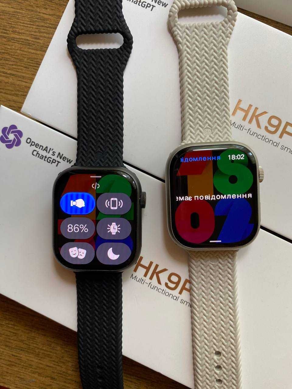 Smart watch AMOLED HK 9 Pro apple часы смарт годинник