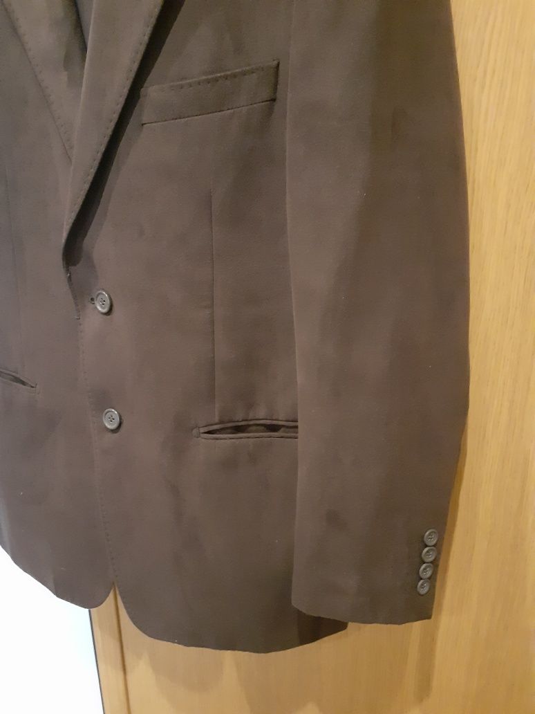 Blazer com efeito camurça