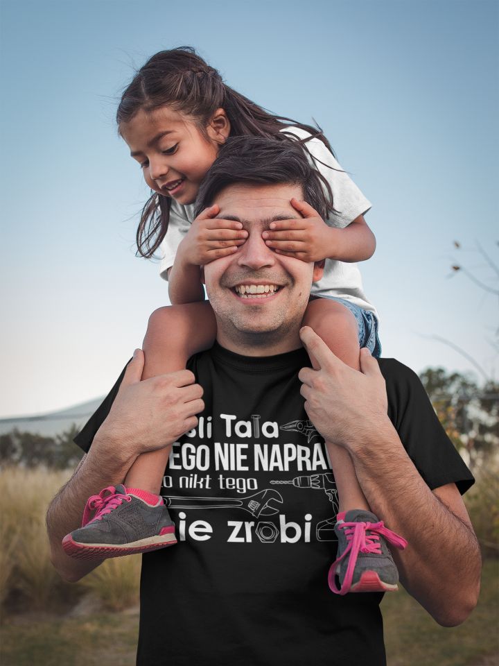 Koszulka dzień ojca prezent urodziny dla taty L