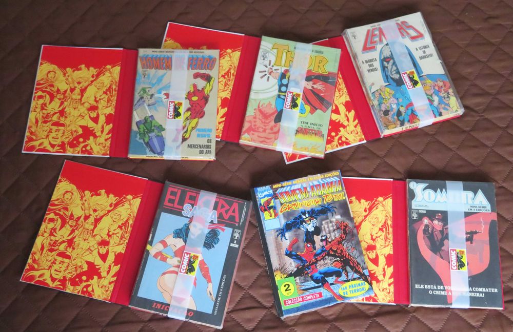 COLEÇÕES completas com Capas ou só Capas para BD (desde 25€/cada)