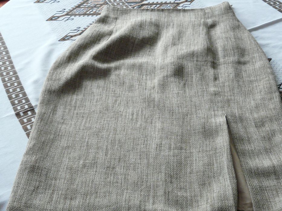 Labolatorium Mody elegancka garsonka kostium spodnica sztuczny jedwab