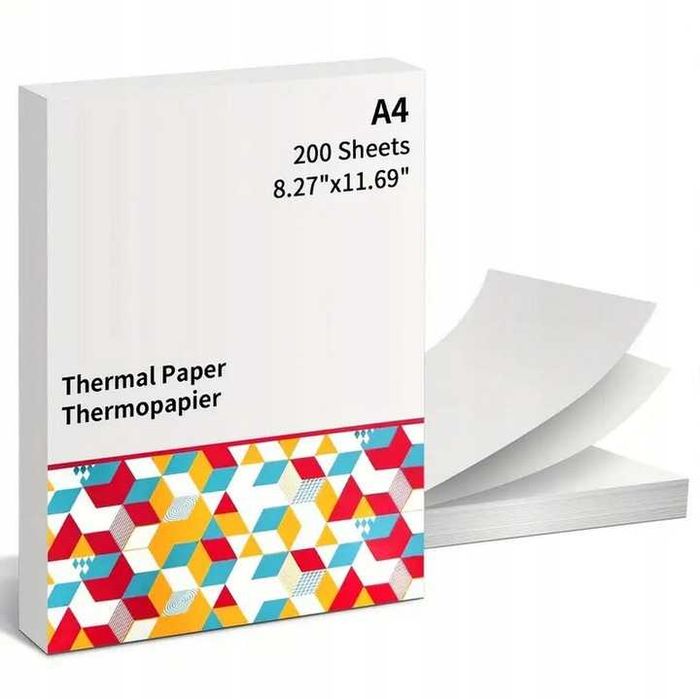 Paper termiczny A4 200 do drukarki Phomemo P831 MT800 i innych