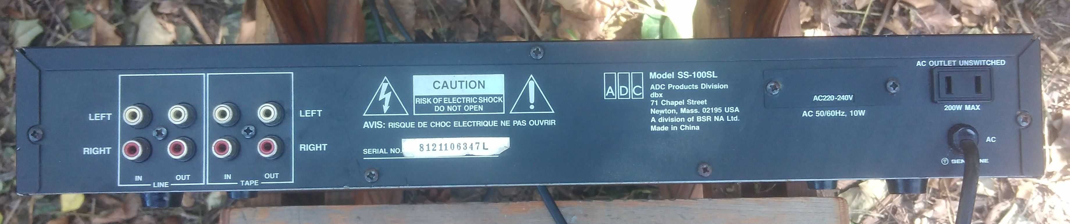 Audio korektor ADC 2x10 pasm analizator widma