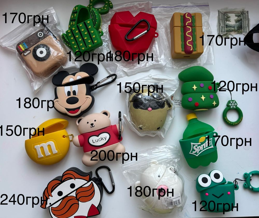 Чехол на airpods 1,2/ для наушников