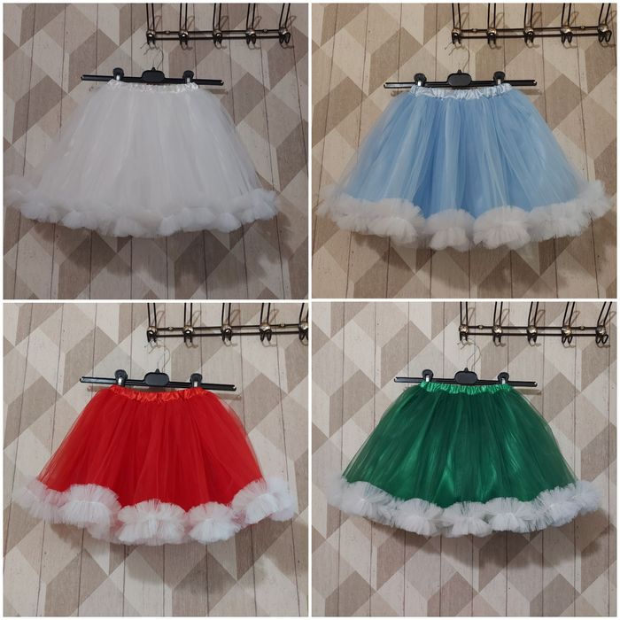 6 слоев| 6 шарів| 98-140р| Фатинова пишна спідниця "Ту-ту"|юбка фатин