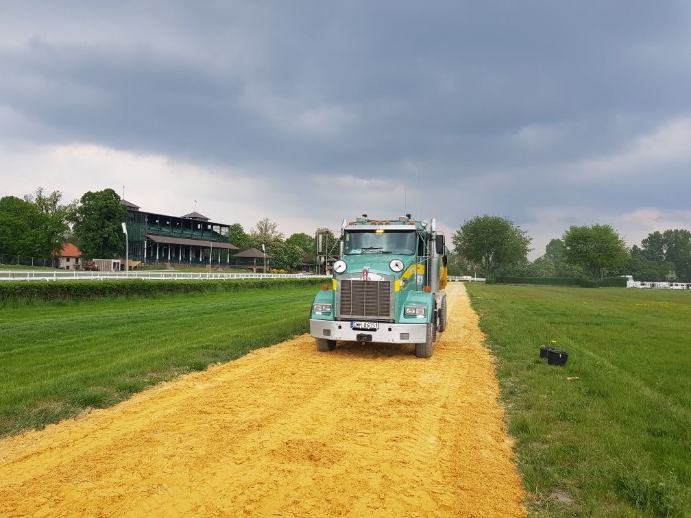 Transport . Usługi sprzętowe. Kruszywa , Piaski