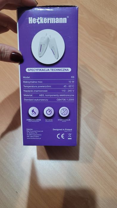 Nowe suszarki do butów, rękawiczek