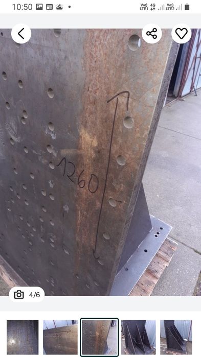 Płyta stalowa stół kątowy montażowa