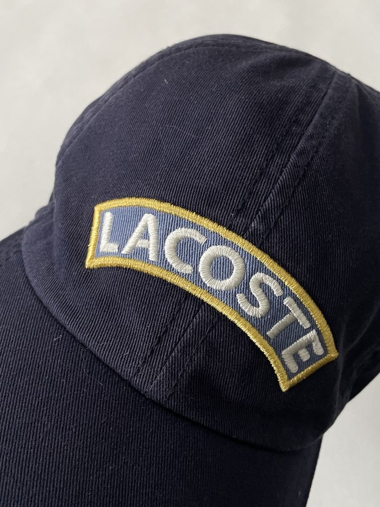 Lacoste Big Logo Vintage Cap кепка лакост панамка пятипанелька