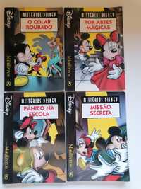 Mistérios Disney - 4 LIVROS - Mickey e Minnie