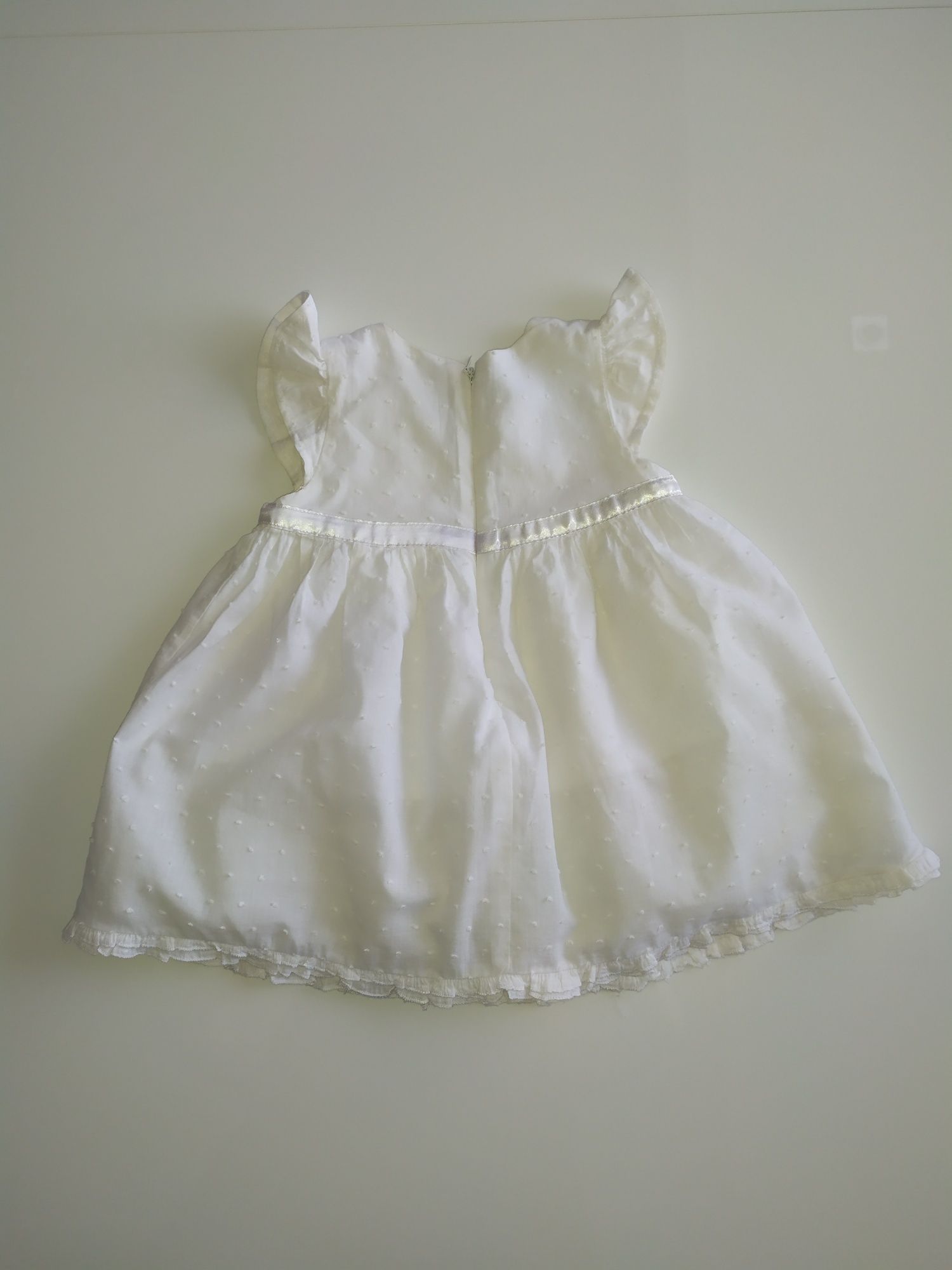 Biała elegancka sukienka chrzest roczek 5.10.15 rozm.80