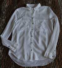 Белая рубашка L.O.G.G(H&M) , р.34/ рост 160