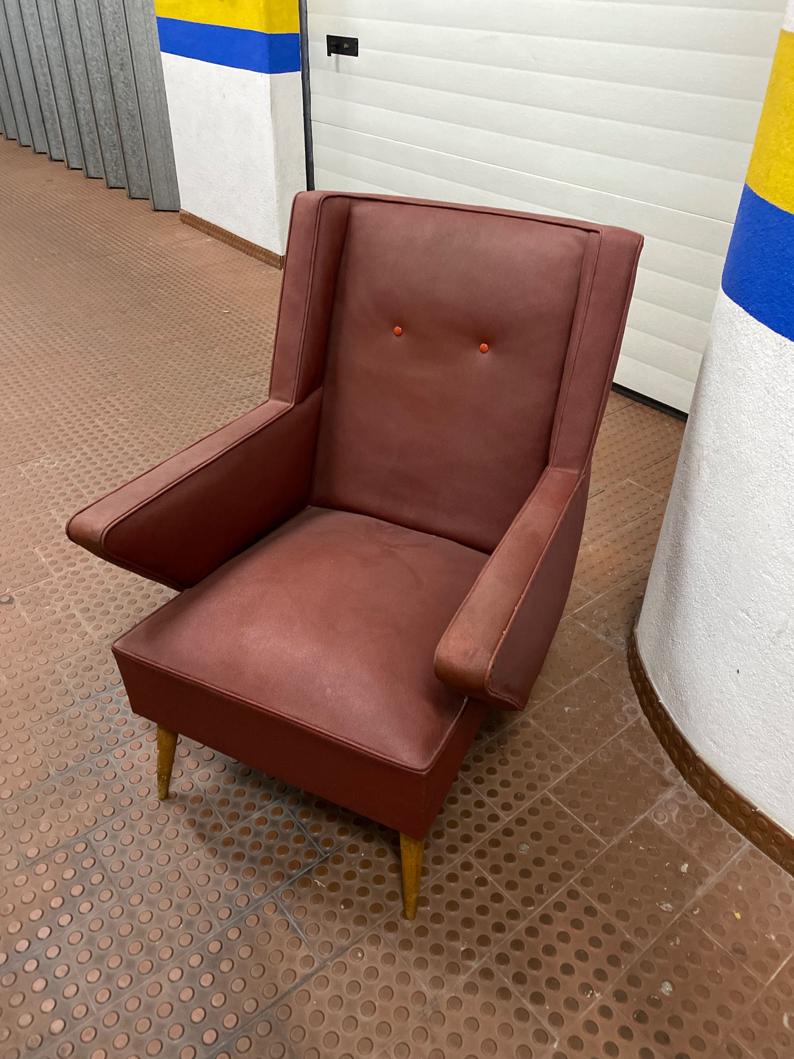 Cadeirão Bauhaus Design Anos 30 Alemanha Vintage