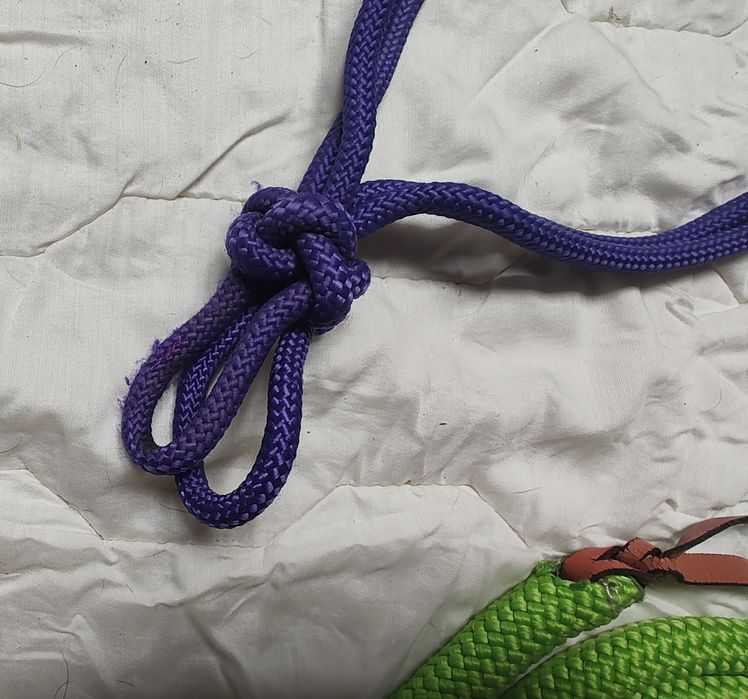 Halter sznurkowy r. full wraz z liną do pracy z ziemi (1)