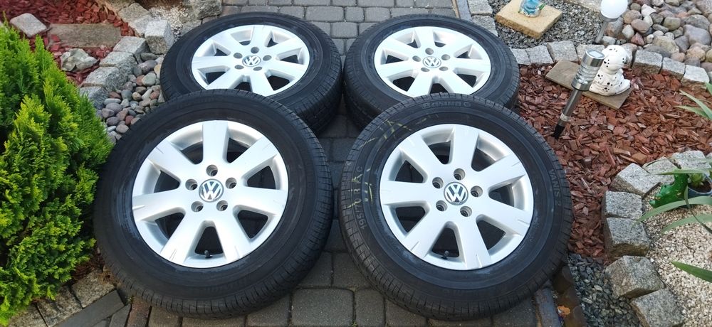 5x112 15 Cali Koła Alu Lato 195/70/15 C VW Transporter Caravelle T4