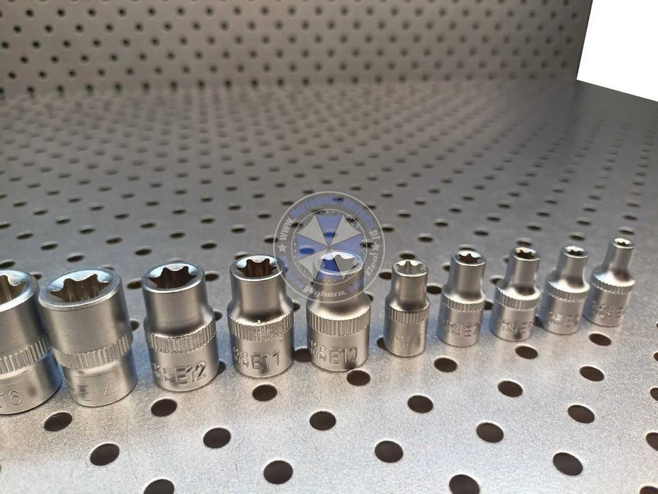 Nasadki E-Torx E4-E24 Nasadki TORX klucze Torx klucze nasadowe TORX