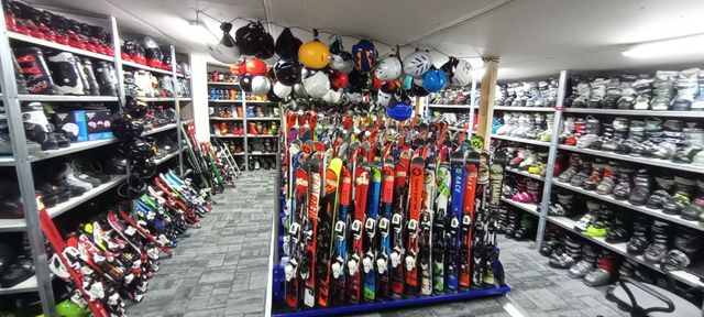 Narty Buty Kijki Kask Gogle Atomic Head Rossignol Nordica Salomon Volk