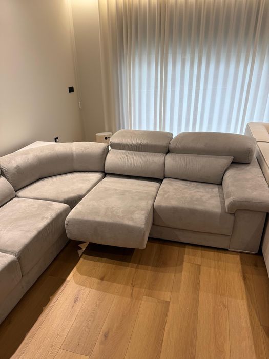 Sofá modular de canto 5 lugares