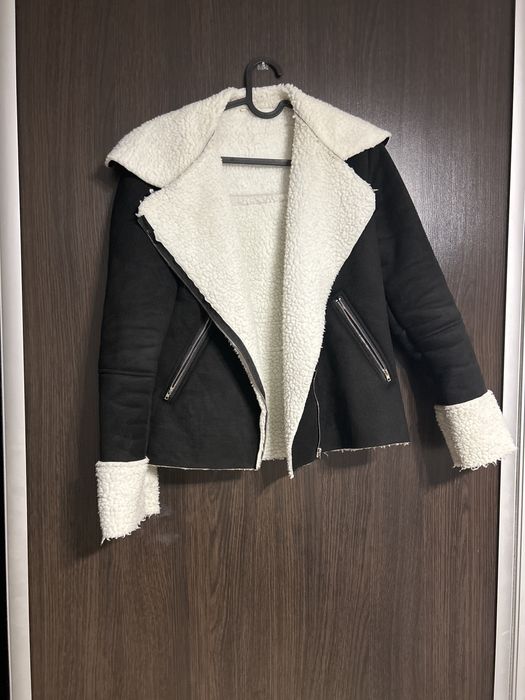 Kurtka zamszowa z korzuszkiem