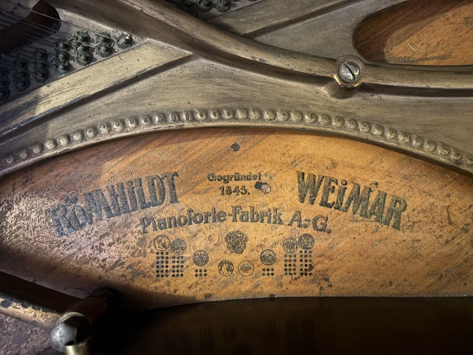 Fortepian Romhildt Weimar