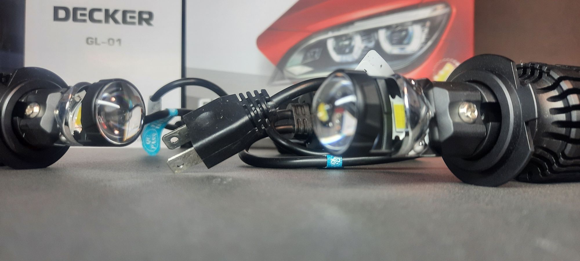 Міні лінза Decker GL-01 LED H7/H11/ H4/55Вт /6000K/9-32В	/Встановлення