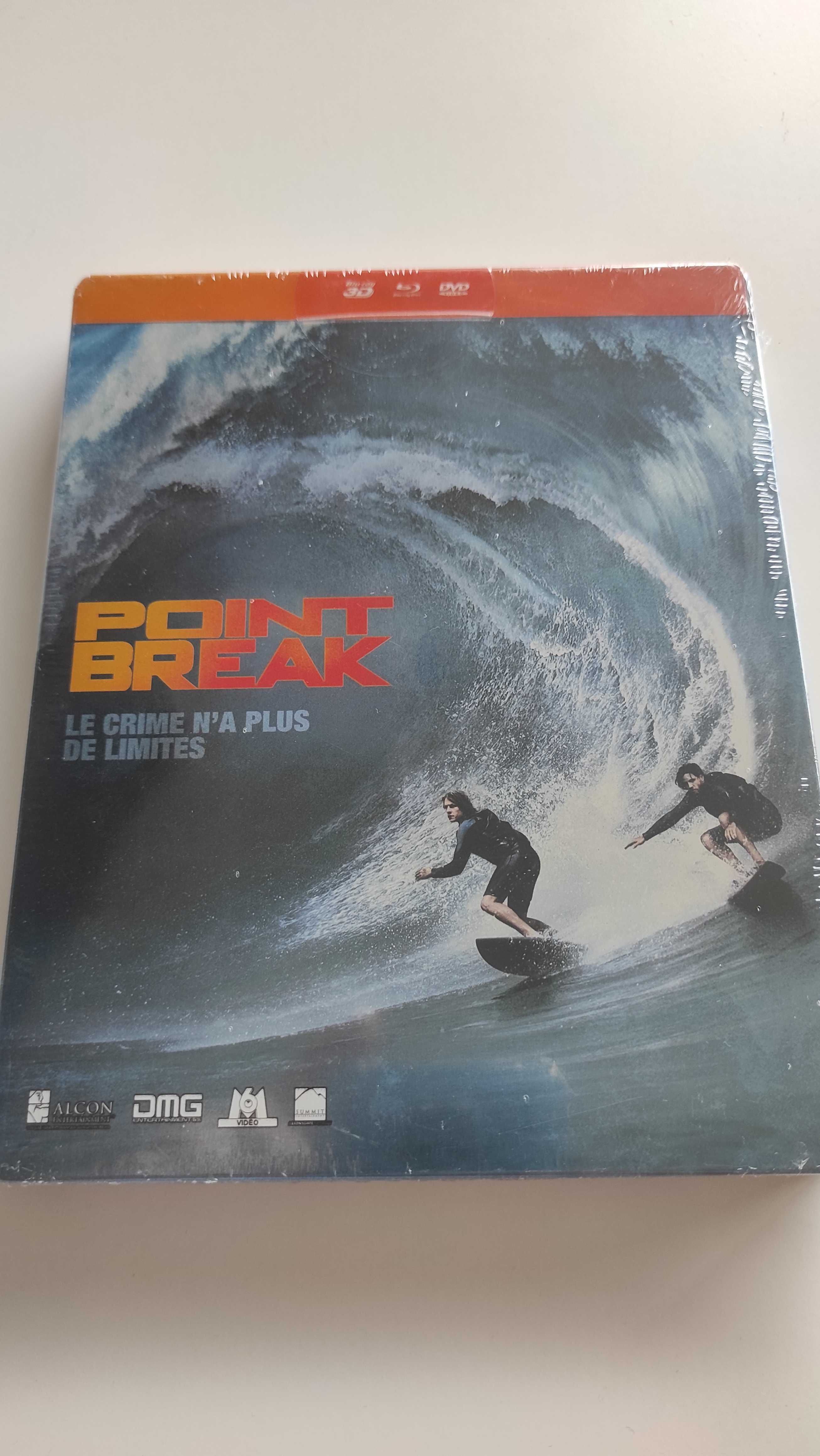 *Novo Selado* Steelbook Point Break Blu-ray 3D Dvd