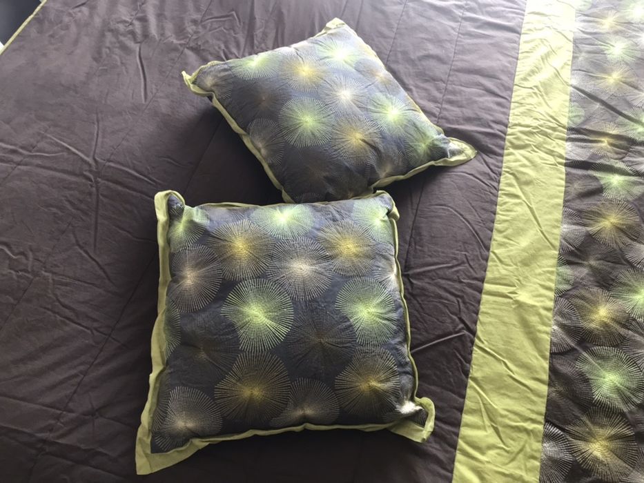 VOX Narzuta na łóżko DEVON 224x223 plus 2 poszewki na poduszki