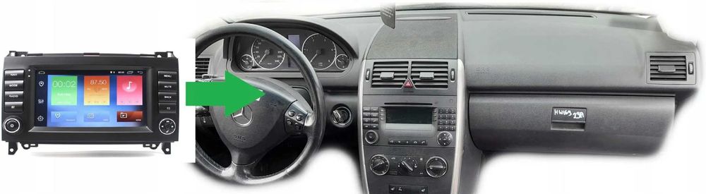 2G + 64G Android radio samochodowe Mercedes W169 B200 Vito Sprinter