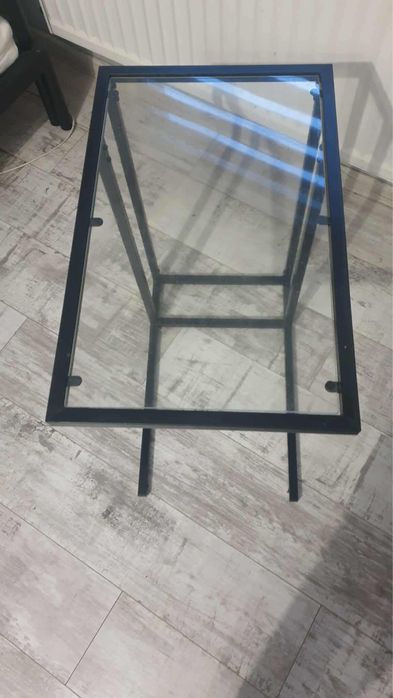 Stolik biurko dostawne Vittsjö czarne Ikea