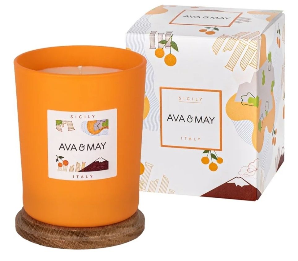 Świeca zapachowa 180g Ava & May - SICILY