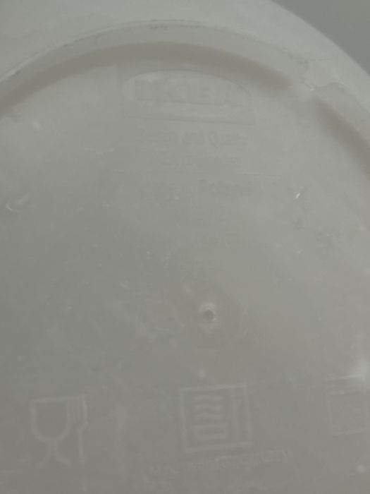 Patio Nożyce i Ikea Miska plastikowa biała