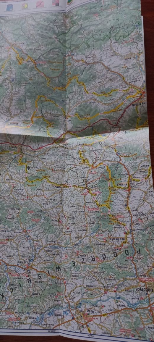 Odkryj Beskid Wyspowy mapa turystyczna